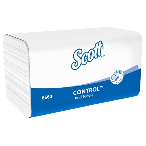 Kimberly-Clark 6663 Scott Papierhandtücher 1-lag. weiß Kimberly-Clark 6663 Scott Papierhandtücher 1-lag. weiß