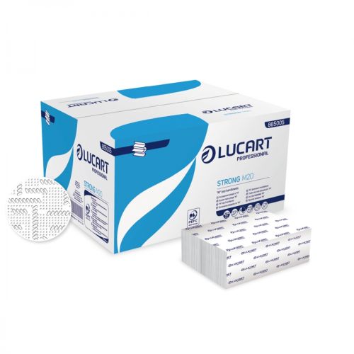 Lucart Strong M20 Papierhandtücher 2-lag. 20x32cm M-Falz
