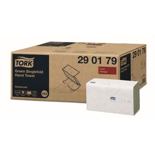 Tork Advanced Papierhandtücher H3 2-lag. 25x23 cm Tork Advanced Papierhandtücher H3 2-lag. 25x23 cm