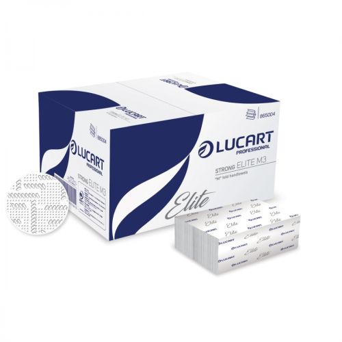 Lucart Papierhandtuch Strong Elite M3 Falthandtuch 3-lag. 22,5x32 cm interfold Lucart Papierhandtuch Strong Elite M3 Falthandtuch 3-lag. 22,5x32 cm interfold