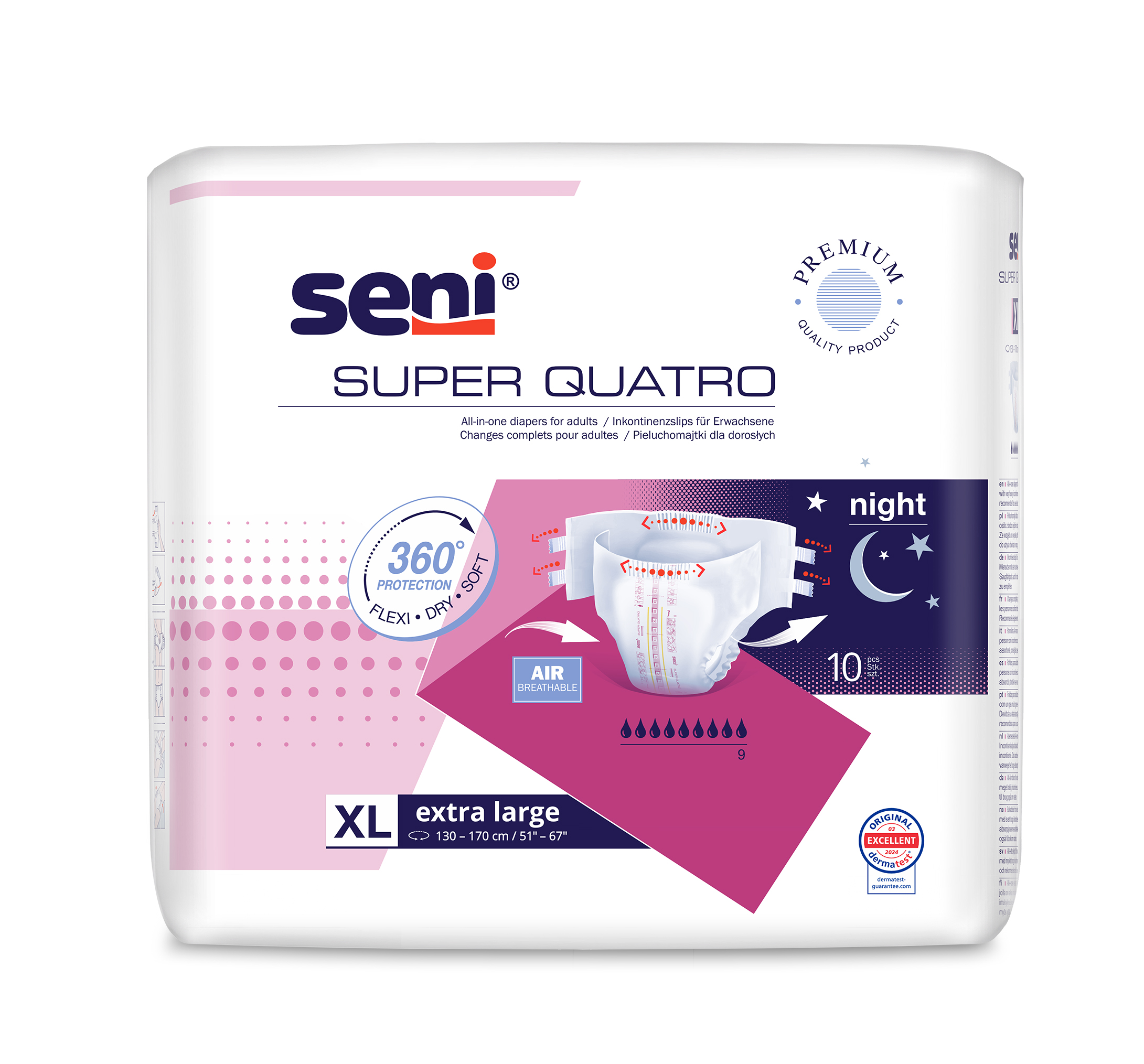 Seni Super Quatro Extra Large Seni Super Quatro Extra Large