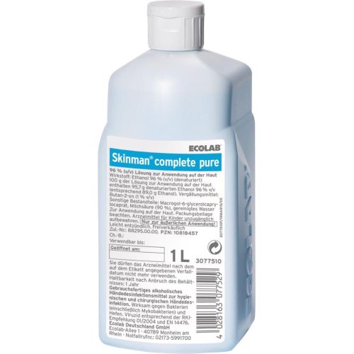 Ecolab Skinman complete pure Ecolab Skinman complete pure