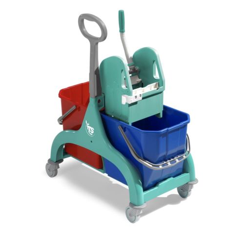 TTS Doppelfahreimer Nick Tech grün mit Griff 2x15 ltr. TTS Doppelfahreimer Nick Tech grün mit Griff 2x15 ltr.