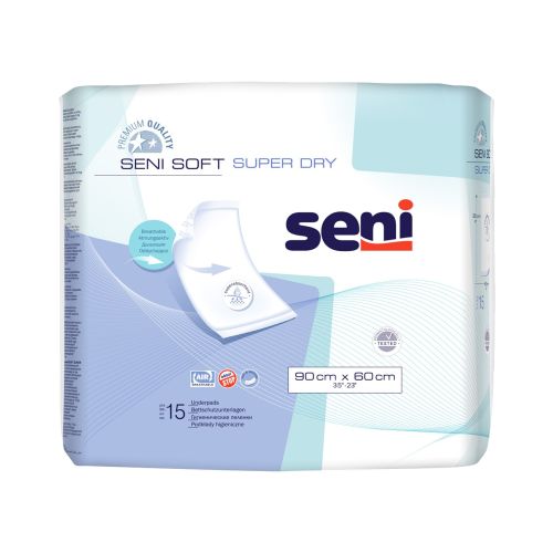 Seni Soft Super Dry 90x60 cm Krankenunterlage Seni Soft Super Dry 90x60 cm Krankenunterlage