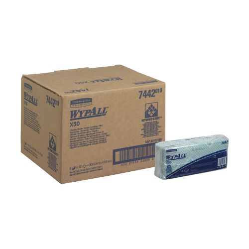 Kimberly-Clark 7442 Wypall X50 Wischtücher grün