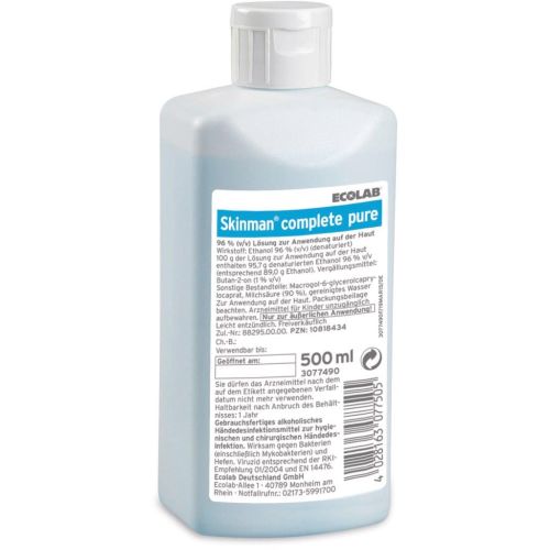 Ecolab Skinman complete pure 500 ml Ecolab Skinman complete pure 500 ml