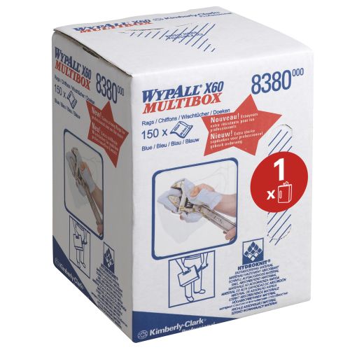Kimberly-Clark 8380 Wypall X60 Wischtücher - Putztuchrolle mit Zentralentnahme Kimberly-Clark 8380 Wypall X60 Wischtücher - Putztuchrolle mit Zentralentnahme