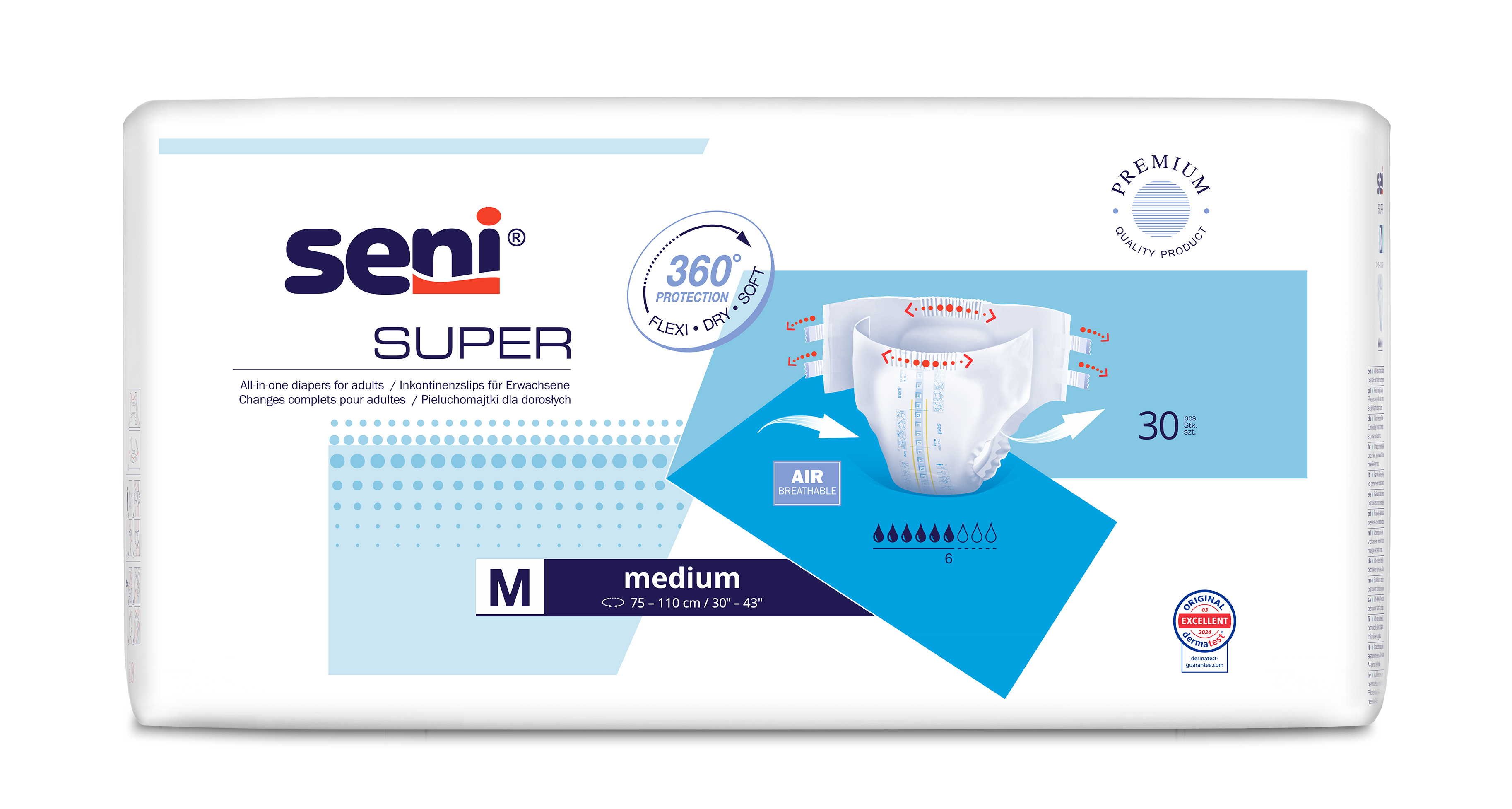 Seni Super Medium, - Tag -