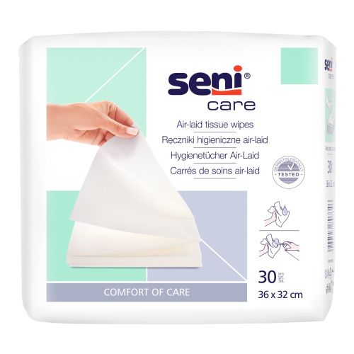 Seni Care Airlaid Wischtücher 36x32 cm Seni Care Airlaid Wischtücher 36x32 cm