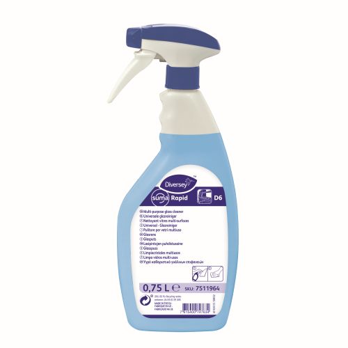 Diversey Suma Rapid D6 750 ml Sprühflasche Diversey Suma Rapid D6 750 ml Sprühflasche