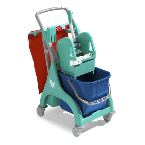 TTS Einfachfahreimer Nick plus 10 mit 15 ltr. Eimer TTS Einfachfahreimer Nick plus 10 mit 15 ltr. Eimer