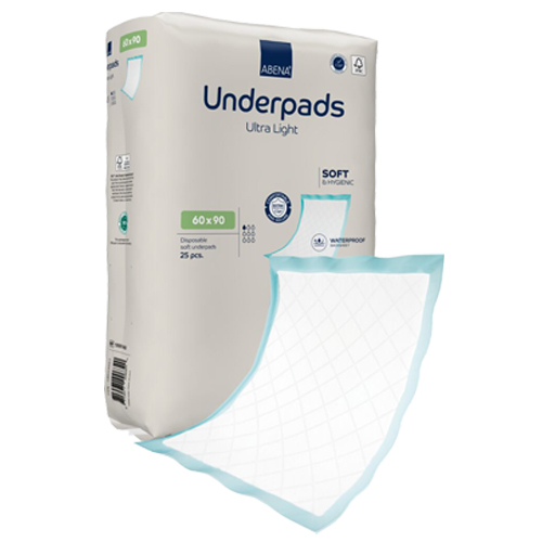 Abena Bettschutzunterlagen Ultra light 60x90 cm, Pack á 25 St. Abena Bettschutzunterlagen Ultra light 60x90 cm, Pack á 25 St.