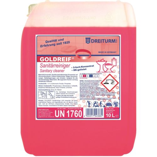 Dreiturm GOLDREIF Sanitärreiniger 10 ltr. Dreiturm GOLDREIF Sanitärreiniger 10 ltr.