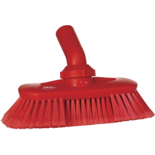 Vikan Waschbürste mit Drehgelenk & Wasserdurchlauf, 240 mm, weich/gesplisst