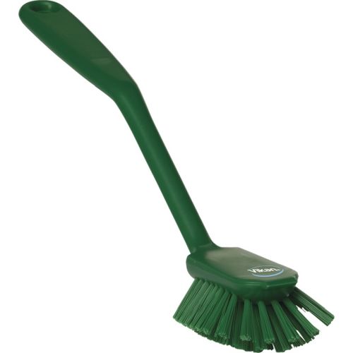 Vikan Spülbürste mit Kratzkante 280 mm, medium Borste grün