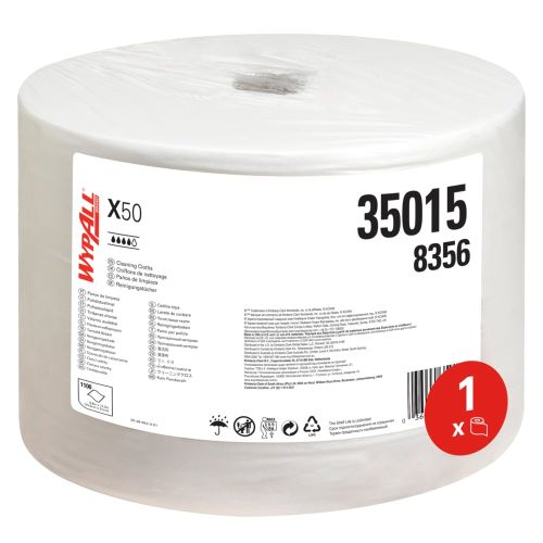 Kimberly-Clark 8356 WypAll X50 General Clean Reinigungstücher - Jumborolle 1.100 Blatt Kimberly-Clark 8356 WypAll X50 General Clean Reinigungstücher - Jumborolle 1.100 Blatt