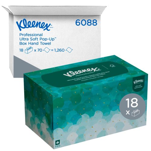 Kimberly-Clark 6088 Kleenex Ultra Soft Pop ultraweiche Luxushandtücher Kimberly-Clark 6088 Kleenex Ultra Soft Pop ultraweiche Luxushandtücher
