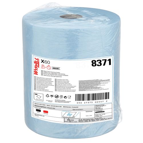 Kimberly-Clark 8371 Wypall X60 Wischtuch - Putztuchrolle Kimberly-Clark 8371 Wypall X60 Wischtuch - Putztuchrolle
