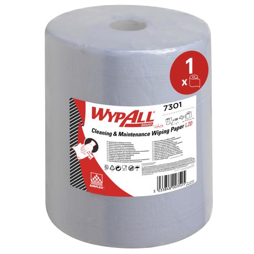 Kimberly-Clark 7301 Wypall L20 Wischtuch - Putztuchrolle Kimberly-Clark 7301 Wypall L20 Wischtuch - Putztuchrolle