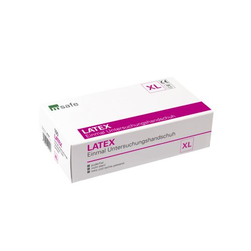 Latex-Einmalhandschuh, puderfrei Latex-Einmalhandschuh, puderfrei